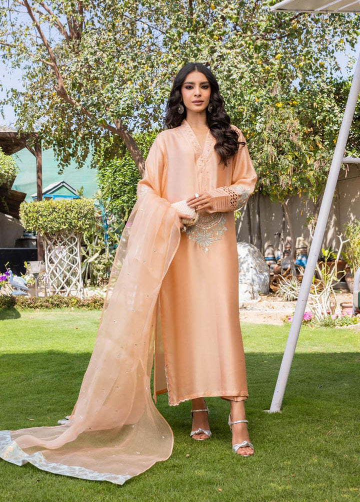 Hue Luxury Pret  Silk 3 Piece Dress HUE23ME ZOE