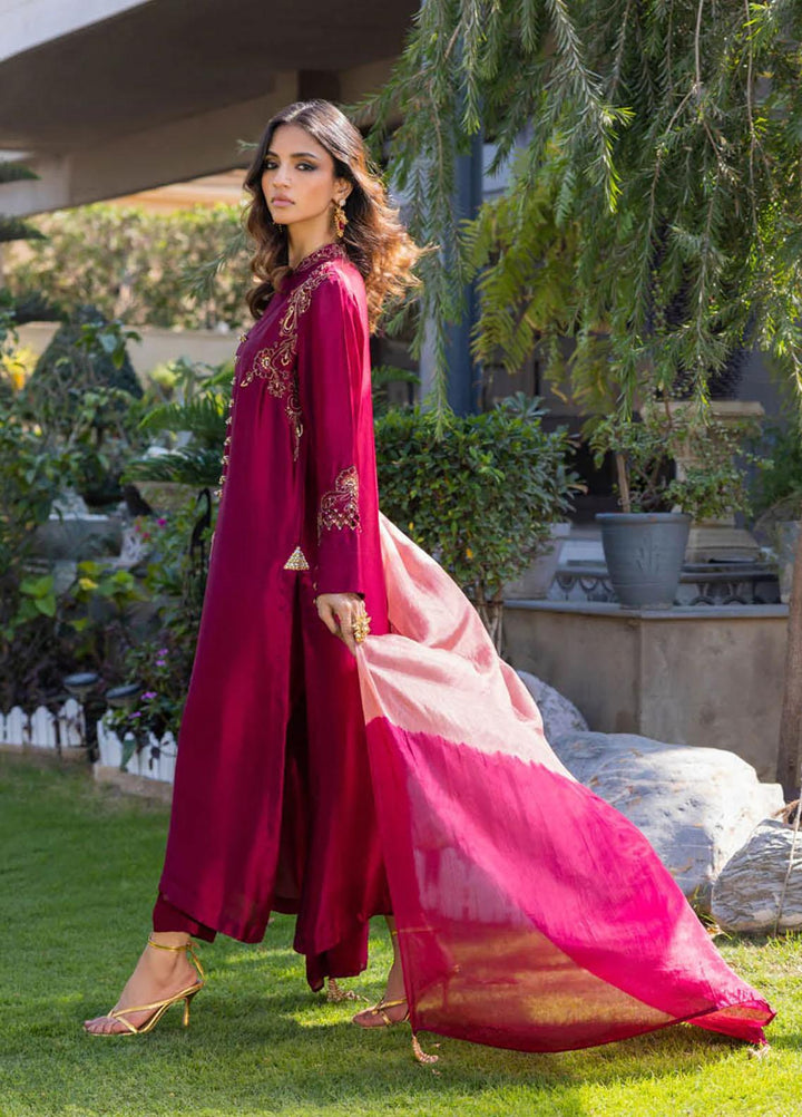 Hue Luxury Pret  Silk 3 Piece Dress HUE23ME ZURI