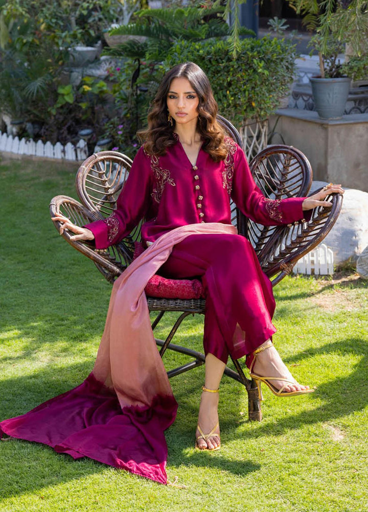Hue Luxury Pret  Silk 3 Piece Dress HUE23ME ZURI