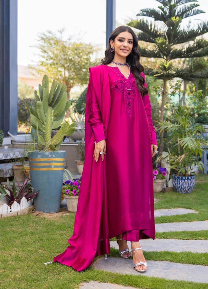 Hue Luxury Pret  Silk 3 Piece Dress HUE23ME LIA