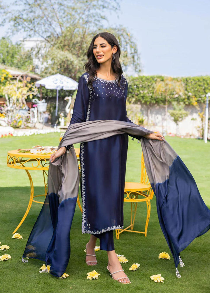 Hue Luxury Pret  Silk 3 Piece Dress HUE23ME KIARA