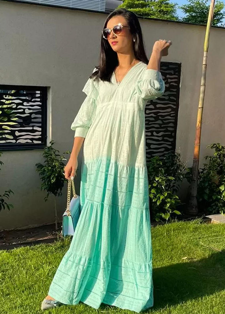 Hues Atelier Pret Western Lawn 1 Piece HA23B Iced Mojito