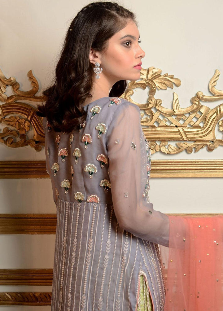 Hues Atelier Pret Embroidered Organza 3 Piece Suit HA23LF Noor-e-Hues