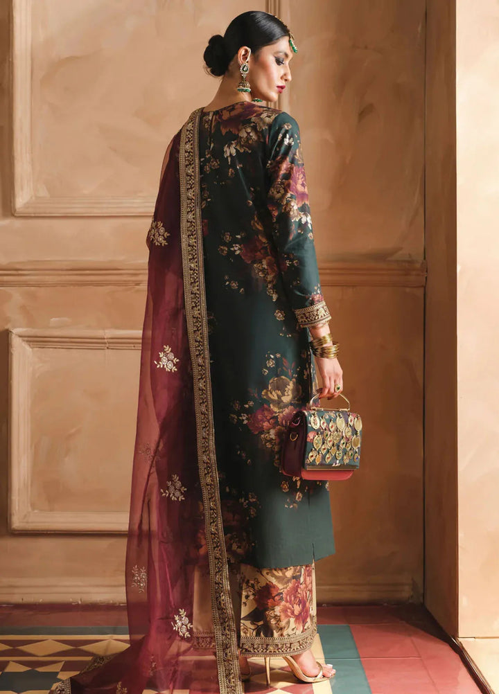Humjoli Pret Embroidered Lawn 3 Piece Suit Crystiel