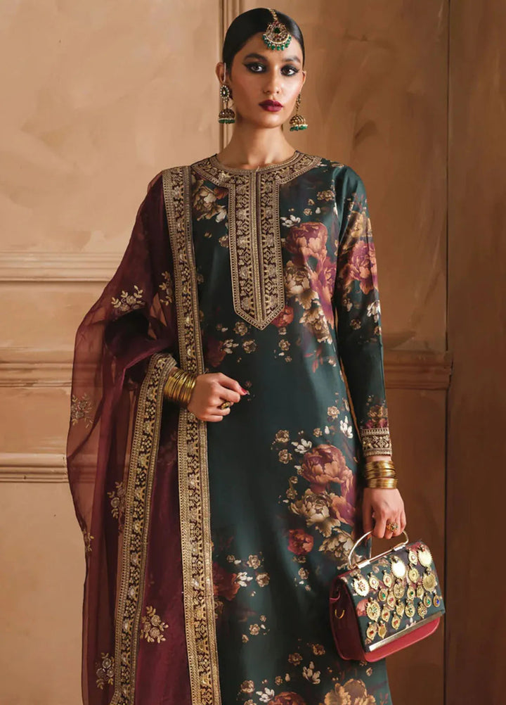 Humjoli Pret Embroidered Lawn 3 Piece Suit Crystiel