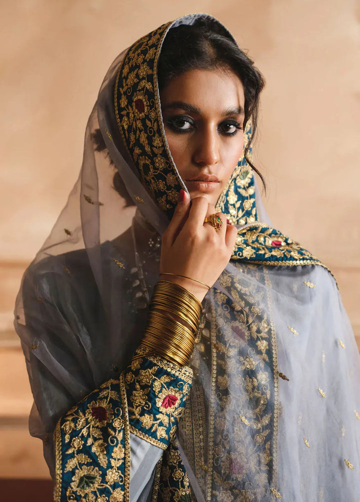 Humjoli Pret Embroidered Lawn 3 Piece Suit Love Shine