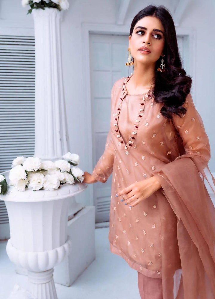 PSK Couture Pret Embroidered Tissue 4 Piece Suit THE FAIRY TALE