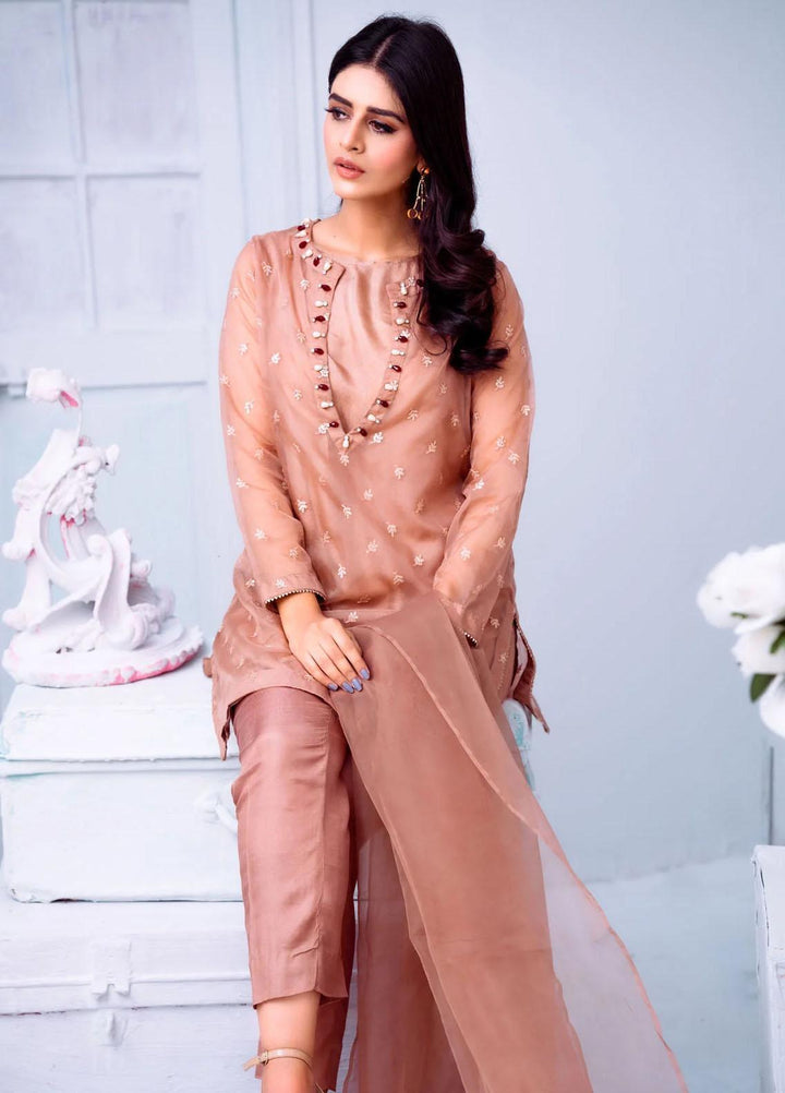 PSK Couture Pret Embroidered Tissue 4 Piece Suit THE FAIRY TALE