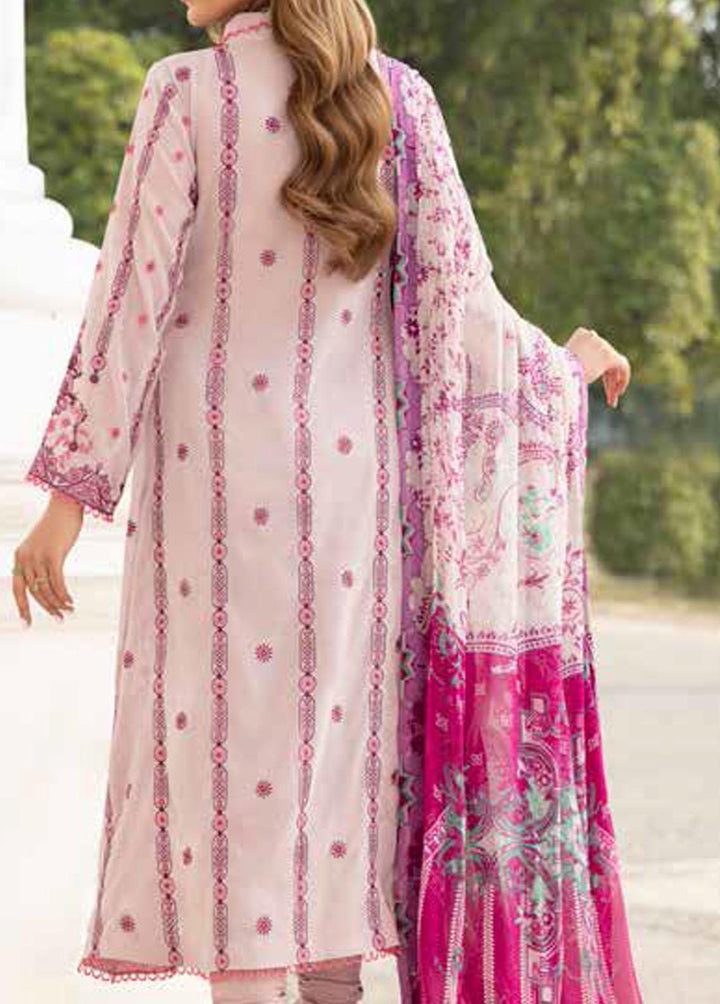 Husn-e-Ara by Banafsheh Embroidered Lawn Suits Unstitched 3 Piece BF22HA BNS-07 - Luxury Collection