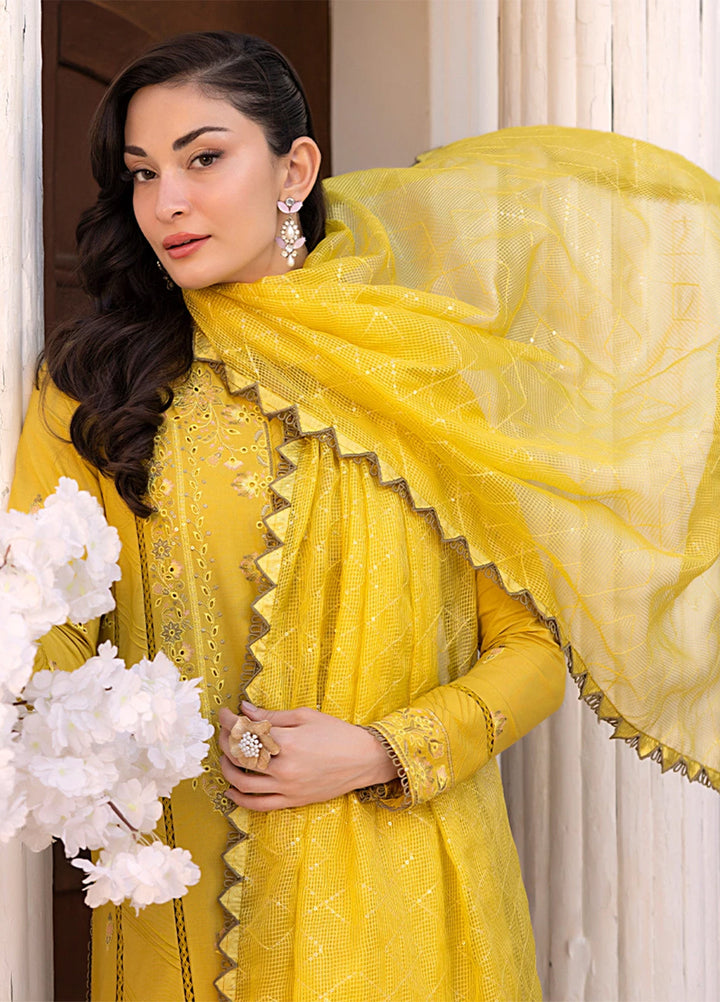 Husn-e-Bahar by Salitex Embroidered Lawn Suits Unstitched 3 Piece SSW6U3P093UT - Summer Collection