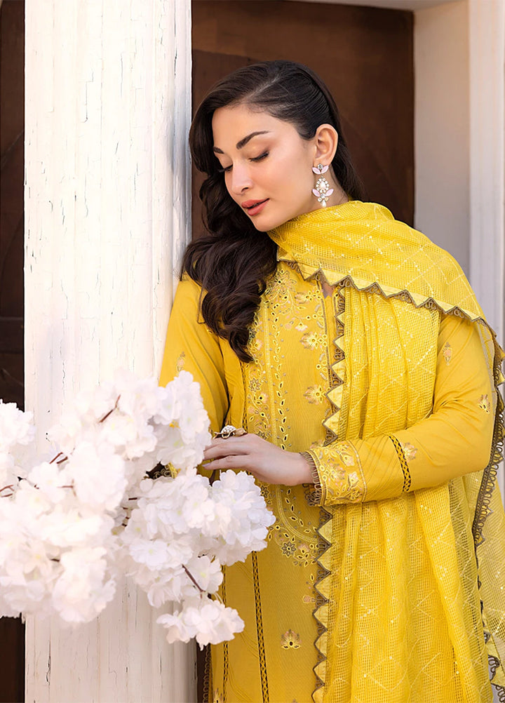 Husn-e-Bahar by Salitex Embroidered Lawn Suits Unstitched 3 Piece SSW6U3P093UT - Summer Collection