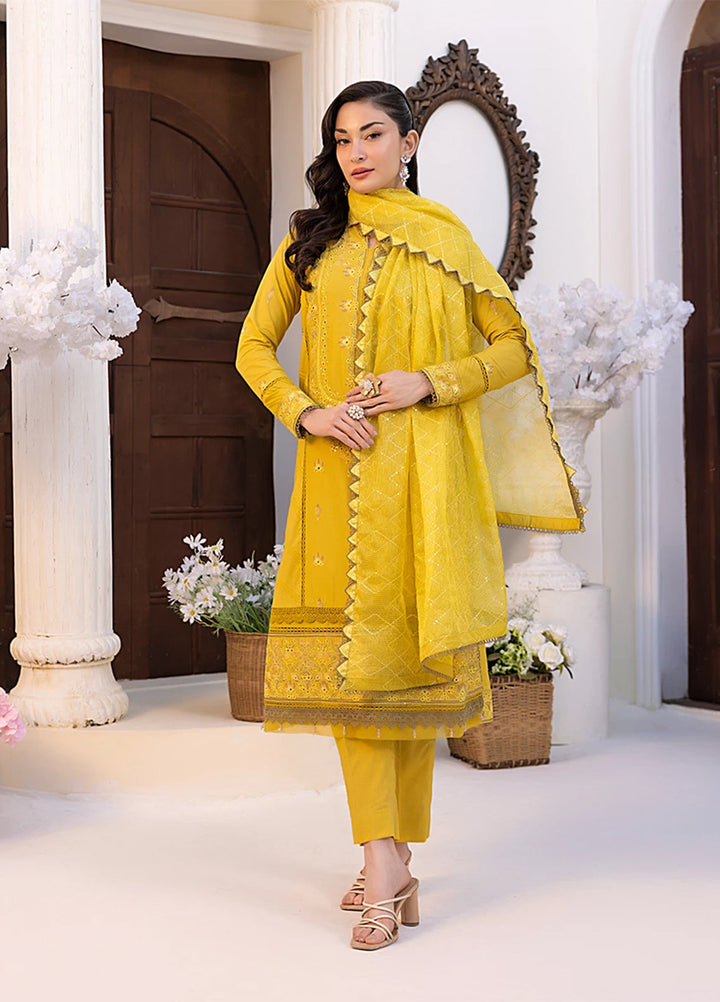 Husn-e-Bahar by Salitex Embroidered Lawn Suits Unstitched 3 Piece SSW6U3P093UT - Summer Collection