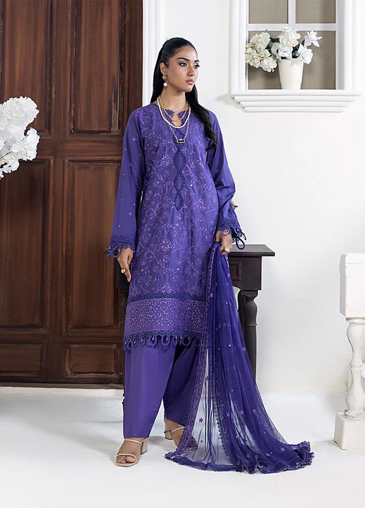 Husn-e-Bahar by Salitex Embroidered Lawn Suits Unstitched 3 Piece SSW6U3P100UT - Summer Collection