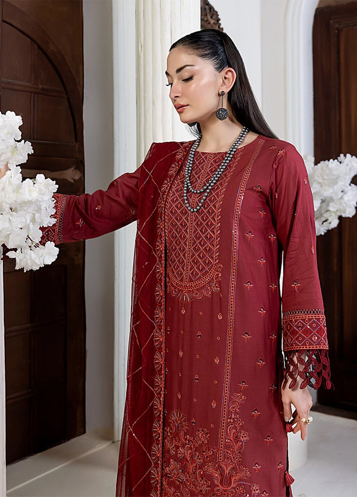 Husn-e-Bahar by Salitex Embroidered Lawn Suits Unstitched 3 Piece SSW6U3P102UT - Summer Collection