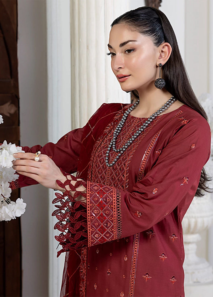 Husn-e-Bahar by Salitex Embroidered Lawn Suits Unstitched 3 Piece SSW6U3P102UT - Summer Collection