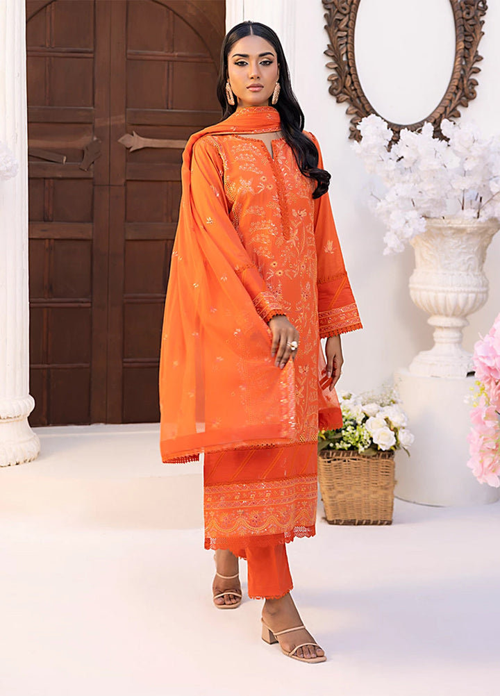 Husn-e-Bahar by Salitex Embroidered Lawn Suits Unstitched 3 Piece SSW6U3P104UT - Summer Collection