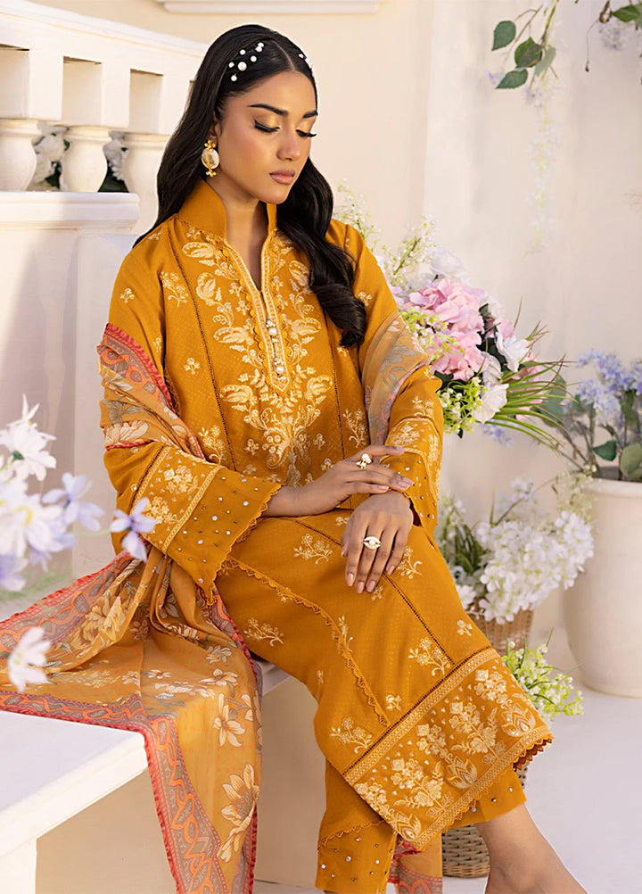 Husn-e-Bahar by Salitex Embroidered Lawn Suits Unstitched 3 Piece SSW6U3P112UT - Summer Collection