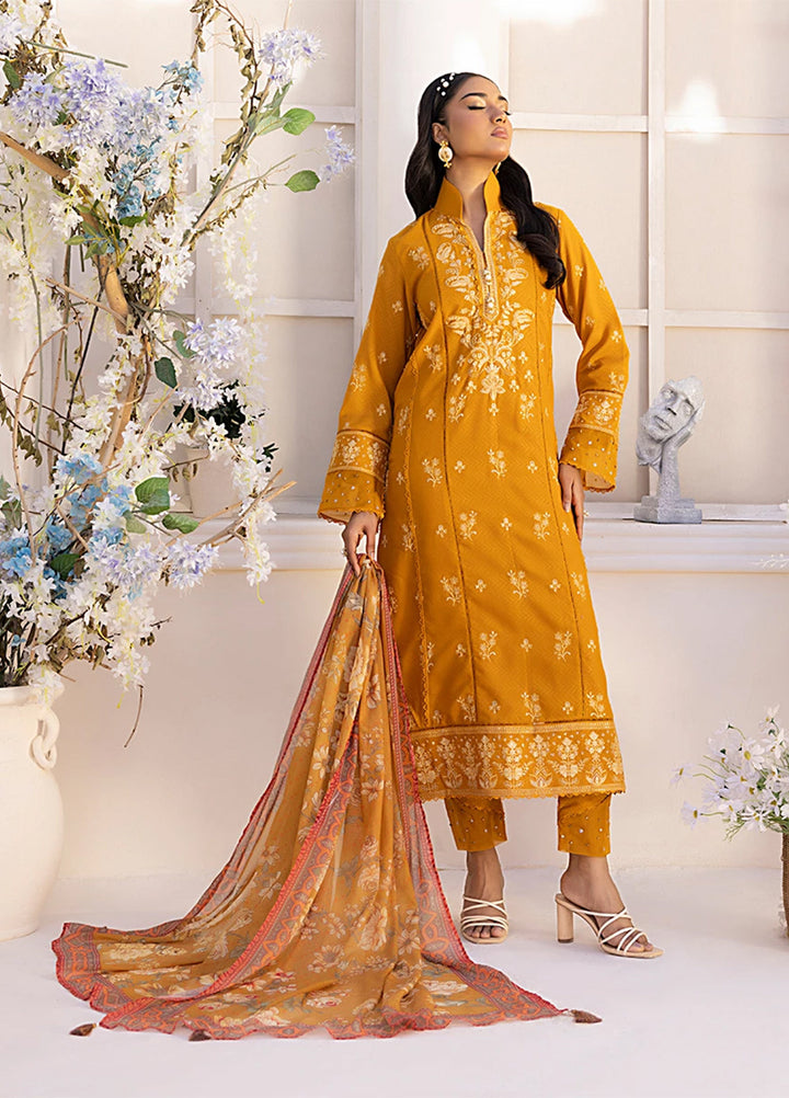 Husn-e-Bahar by Salitex Embroidered Lawn Suits Unstitched 3 Piece SSW6U3P112UT - Summer Collection