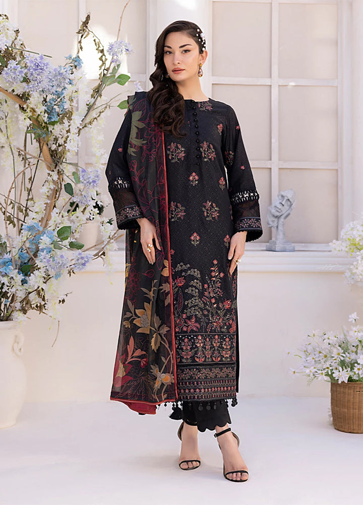 Husn-e-Bahar by Salitex Embroidered Lawn Suits Unstitched 3 Piece SSW6U3P113UT - Summer Collection