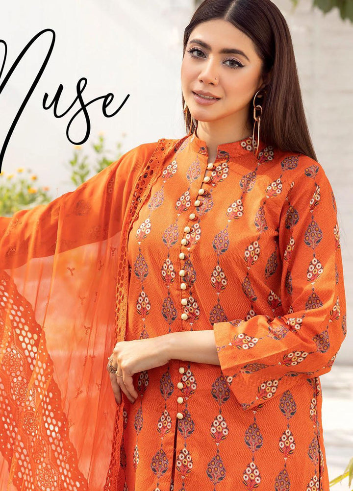 Husn-E-Jahan By Aalaya Printed Lawn Suits Unstitched 3 Piece ALY23HJ D-01 - Summer Collection