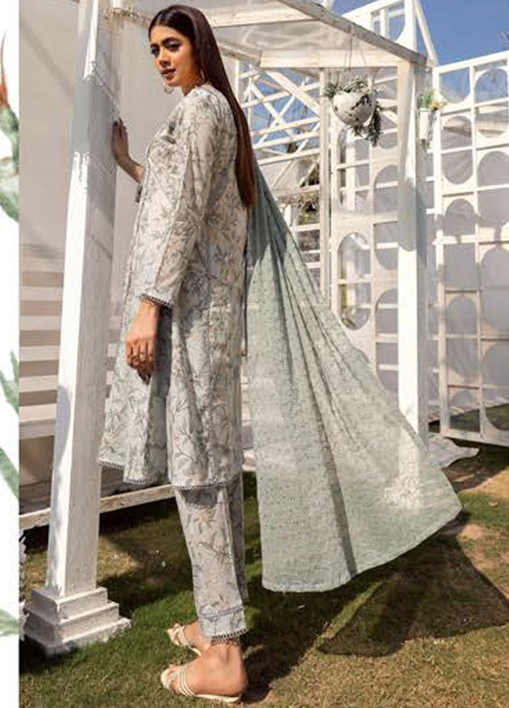 Husn-E-Jahan By Aalaya Printed Lawn Suits Unstitched 3 Piece ALY23HJ D-09 - Summer Collection