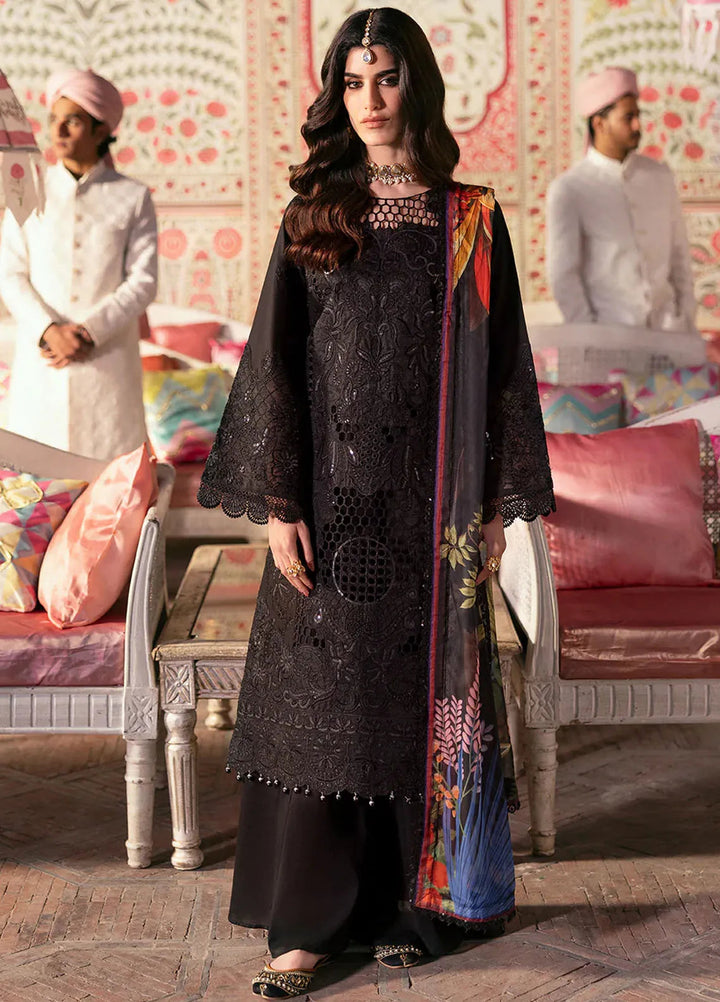Husn e Jahan by Mahnur Embroidered Lawn Suits Unstitched 3 Piece MN25HJ Aaina - Summer Collection