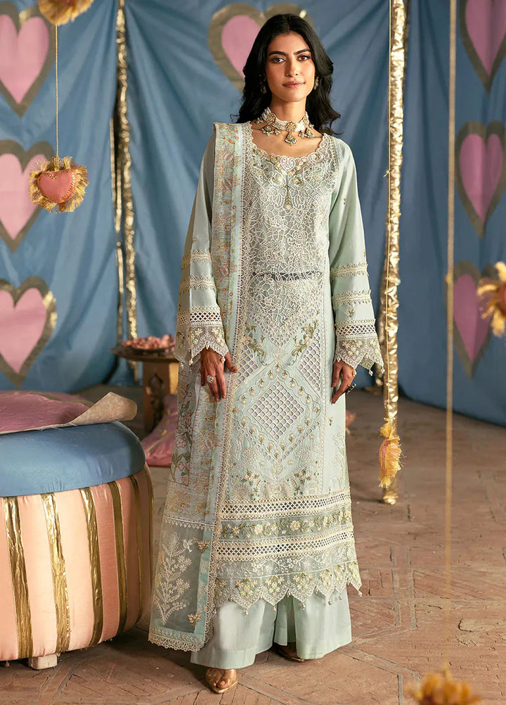 Husn e Jahan by Mahnur Embroidered Lawn Suits Unstitched 3 Piece MN25HJ Amalia - Summer Collection
