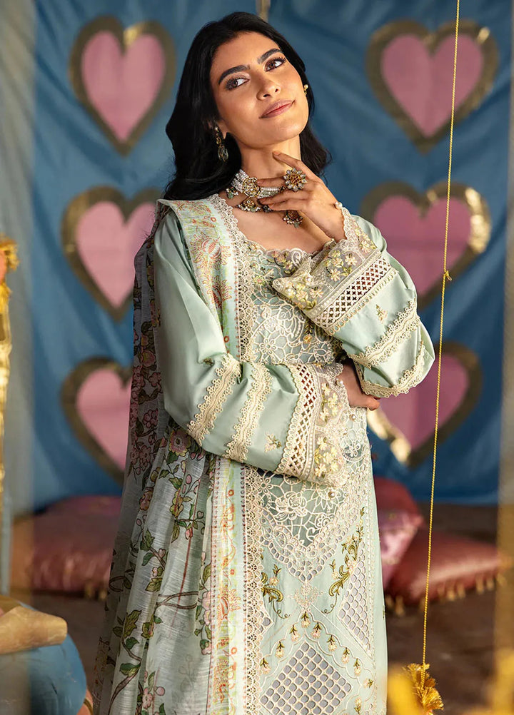 Husn e Jahan by Mahnur Embroidered Lawn Suits Unstitched 3 Piece MN25HJ Amalia - Summer Collection