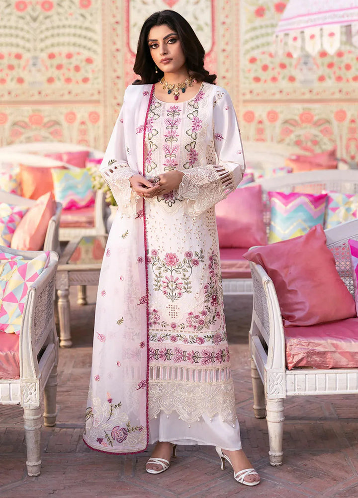 Husn e Jahan by Mahnur Embroidered Lawn Suits Unstitched 3 Piece MN25HJ Eileen - Summer Collection