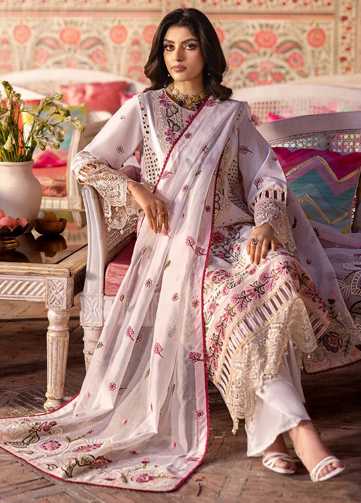 Husn e Jahan by Mahnur Embroidered Lawn Suits Unstitched 3 Piece MN25HJ Eileen - Summer Collection