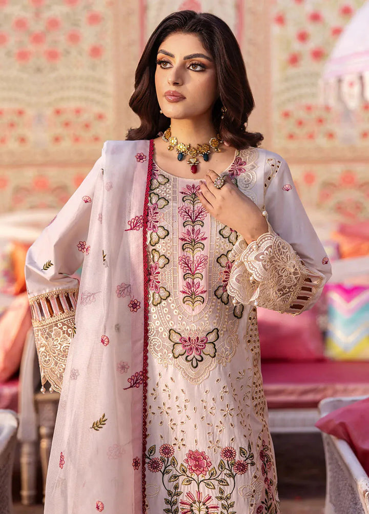 Husn e Jahan by Mahnur Embroidered Lawn Suits Unstitched 3 Piece MN25HJ Eileen - Summer Collection