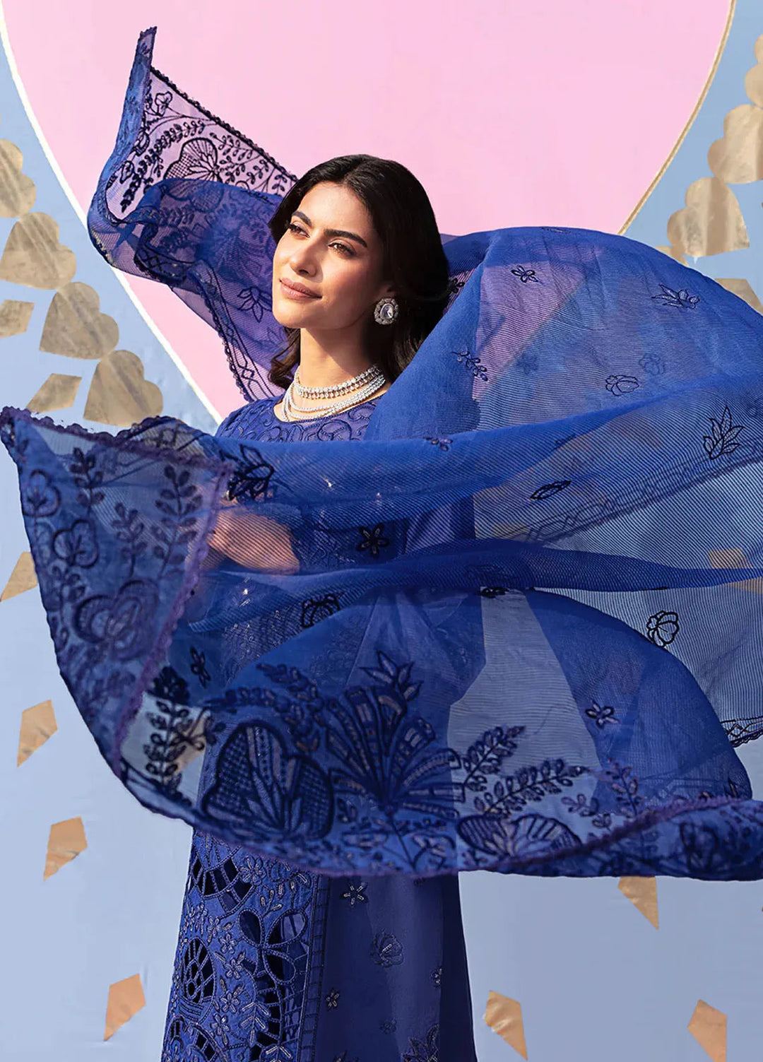 Husn e Jahan by Mahnur Embroidered Lawn Suits Unstitched 3 Piece MN25HJ Esme - Summer Collection