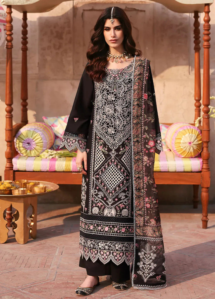 Husn e Jahan by Mahnur Embroidered Lawn Suits Unstitched 3 Piece MN25HJ Irene - Summer Collection