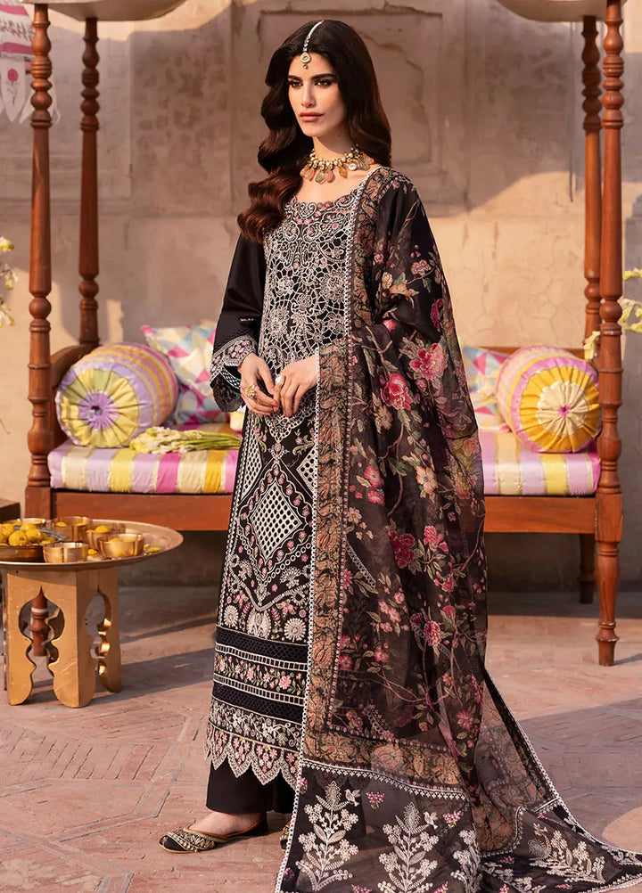 Husn e Jahan by Mahnur Embroidered Lawn Suits Unstitched 3 Piece MN25HJ Irene - Summer Collection