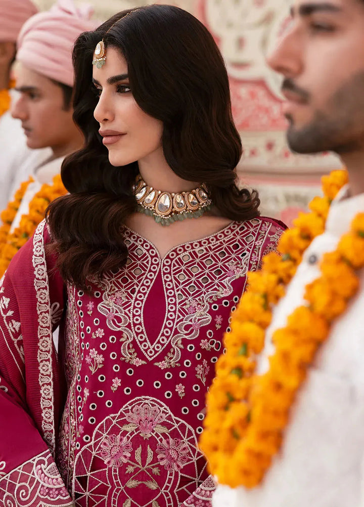 Husn e Jahan by Mahnur Embroidered Lawn Suits Unstitched 3 Piece MN25HJ Leyla - Summer Collection