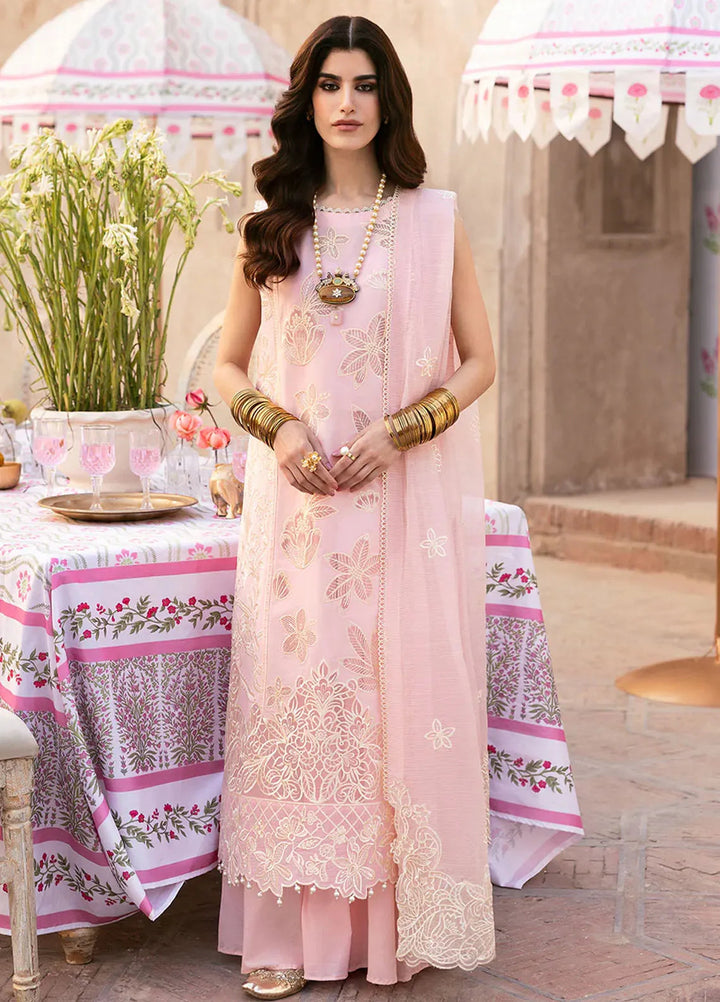 Husn e Jahan by Mahnur Embroidered Lawn Suits Unstitched 3 Piece MN25HJ Rhea - Summer Collection