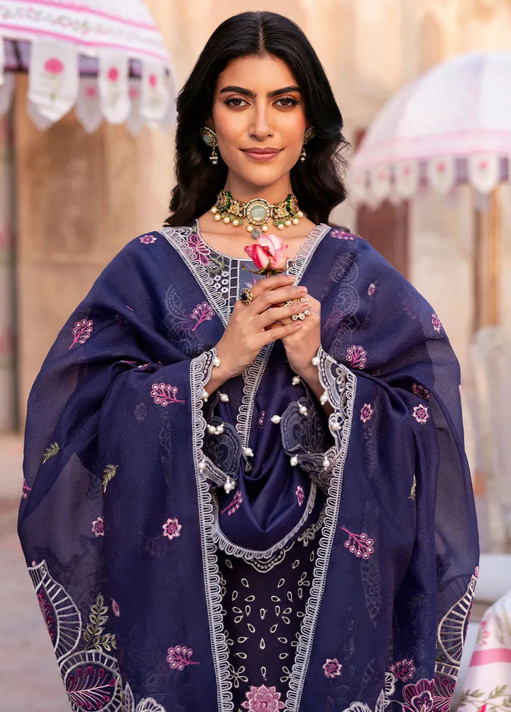 Husn e Jahan by Mahnur Embroidered Lawn Suits Unstitched 3 Piece MN25HJ Serina - Summer Collection