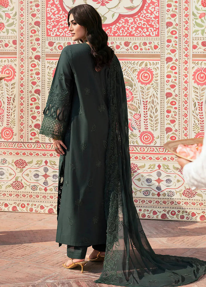 Husn e Jahan by Mahnur Embroidered Lawn Suits Unstitched 3 Piece MN25HJ Solene - Summer Collection