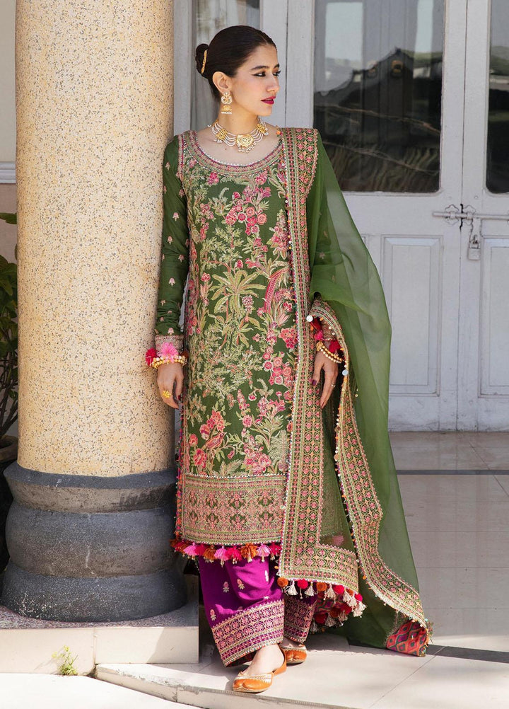 Hussain Rehar Embroidered Karandi Suits Unstitched 3 Piece HRR22AW Daneen - Winter Collection