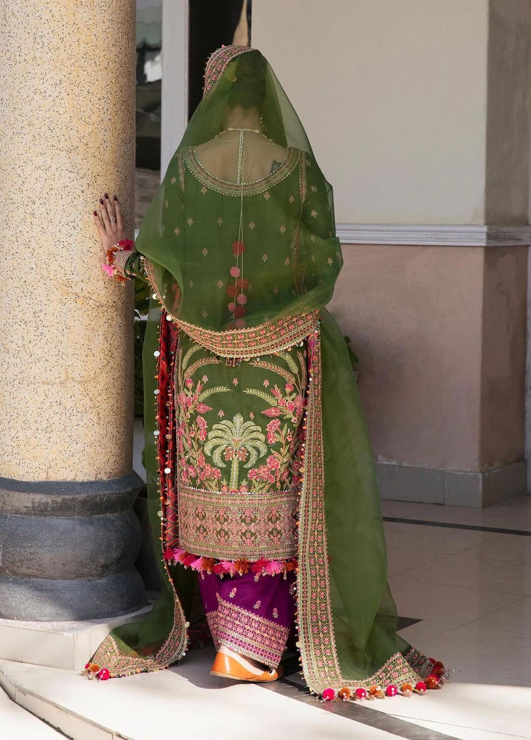 Hussain Rehar Embroidered Karandi Suits Unstitched 3 Piece HRR22AW Daneen - Winter Collection