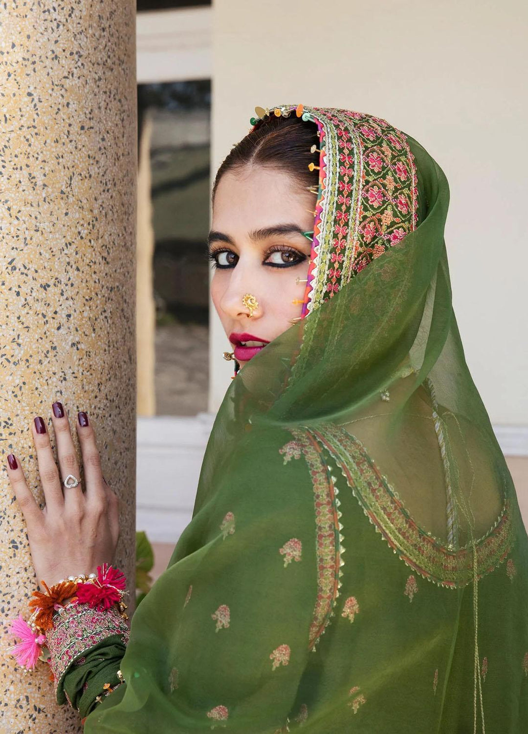 Hussain Rehar Embroidered Karandi Suits Unstitched 3 Piece HRR22AW Daneen - Winter Collection