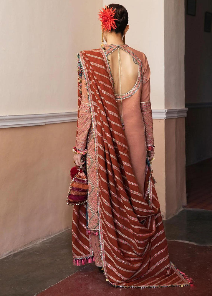 Hussain Rehar Embroidered Karandi Suits Unstitched 3 Piece HRR22AW Deep - Winter Collection