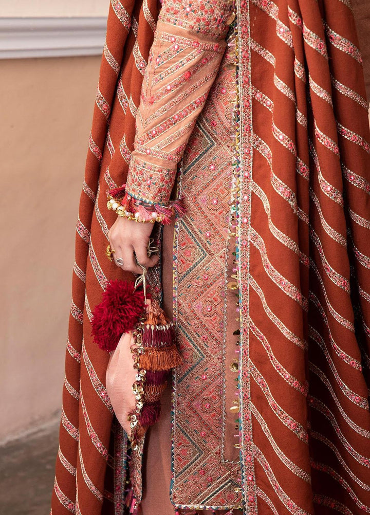 Hussain Rehar Embroidered Karandi Suits Unstitched 3 Piece HRR22AW Deep - Winter Collection