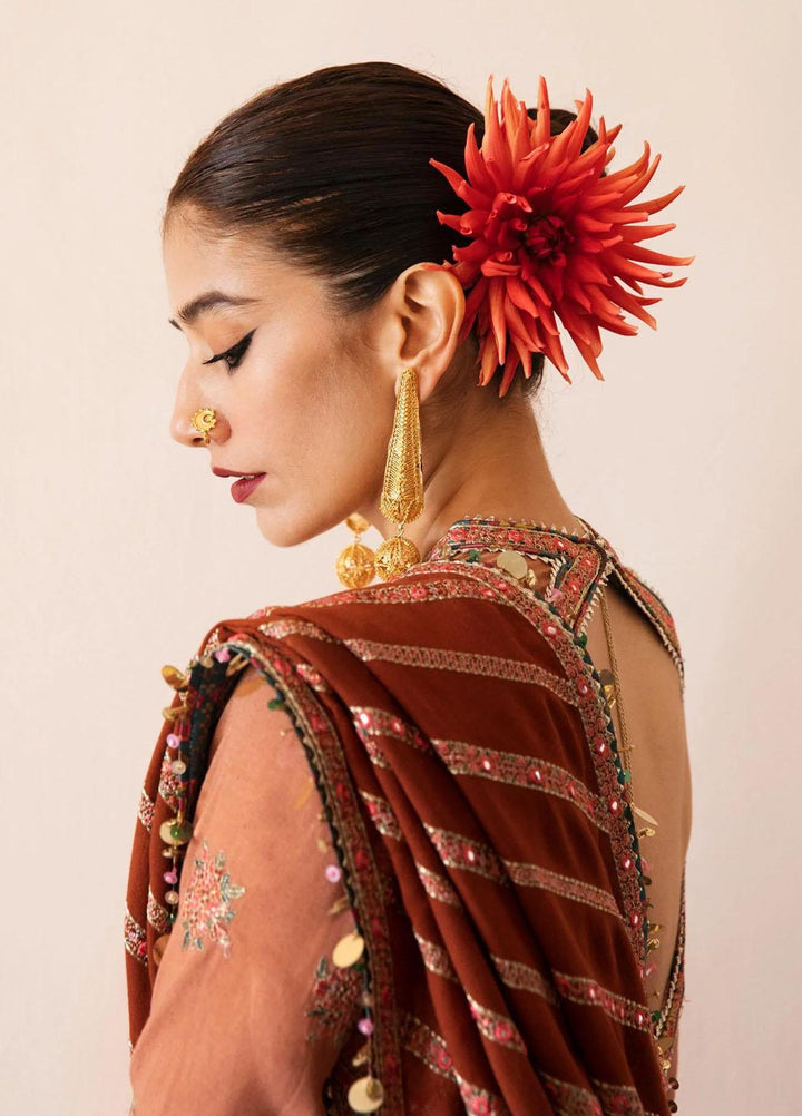 Hussain Rehar Embroidered Karandi Suits Unstitched 3 Piece HRR22AW Deep - Winter Collection