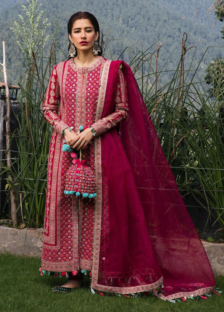 Hussain Rehar Embroidered Karandi Suits Unstitched 3 Piece HRR22AW Kanval - Winter Collection