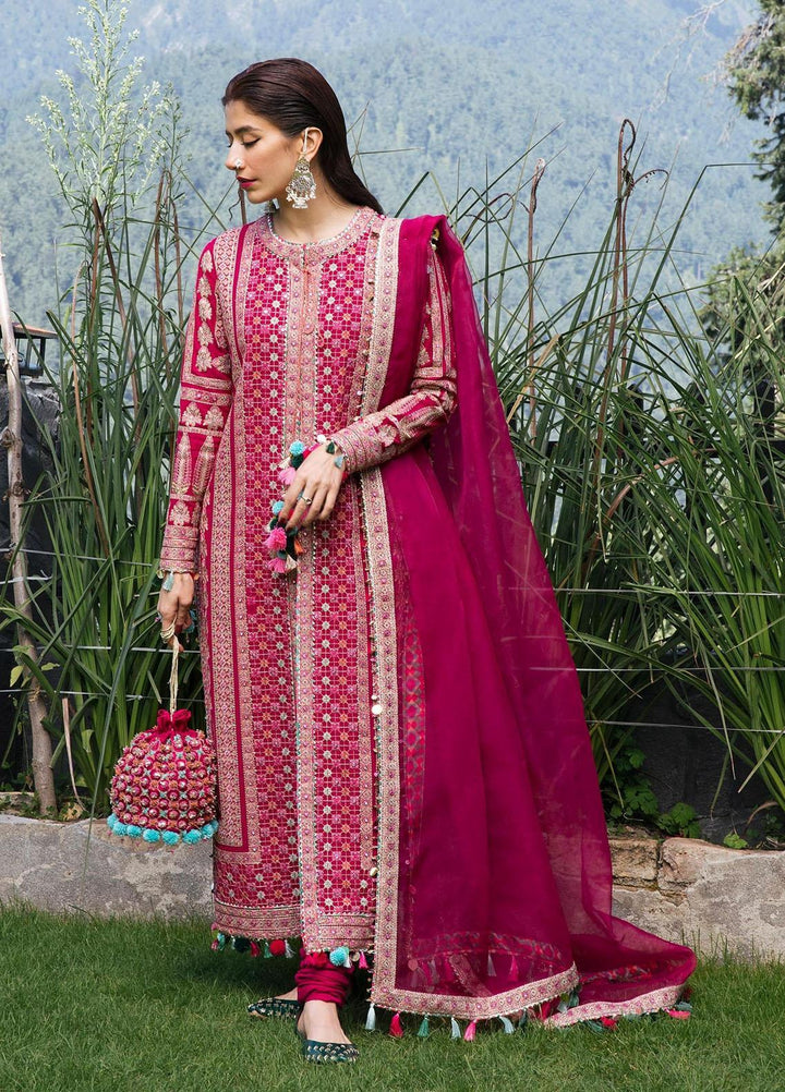 Hussain Rehar Embroidered Karandi Suits Unstitched 3 Piece HRR22AW Kanval - Winter Collection