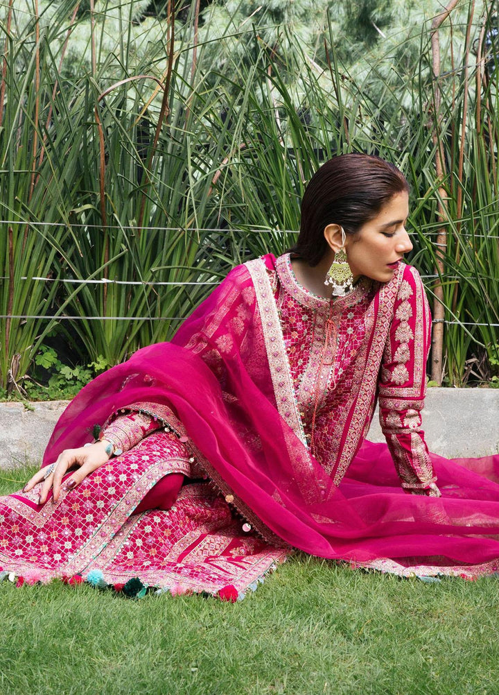 Hussain Rehar Embroidered Karandi Suits Unstitched 3 Piece HRR22AW Kanval - Winter Collection