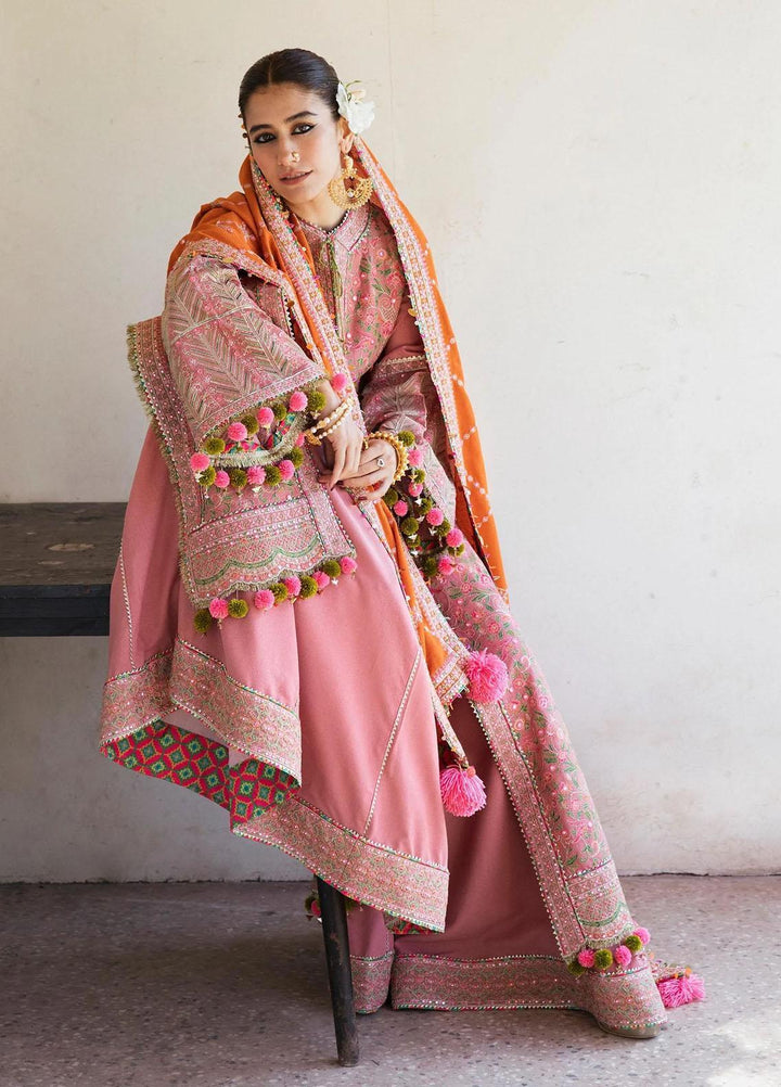 Hussain Rehar Embroidered Karandi Suits Unstitched 3 Piece HRR22AW Rehab - Winter Collection