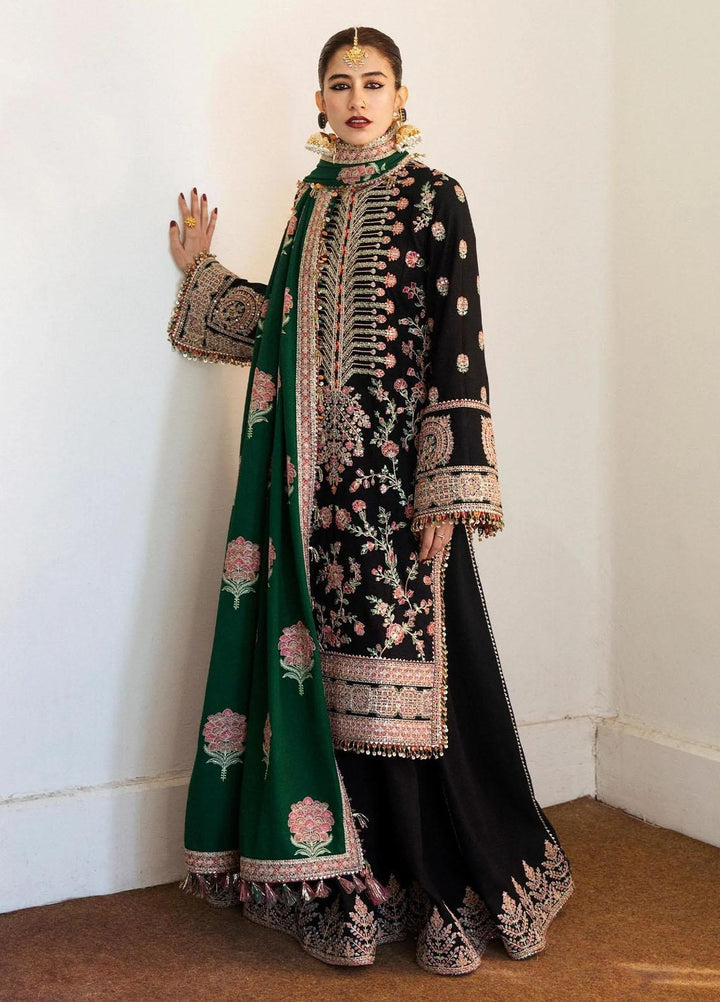 Hussain Rehar Embroidered Karandi Suits Unstitched 3 Piece HRR22AW Verde - Winter Collection