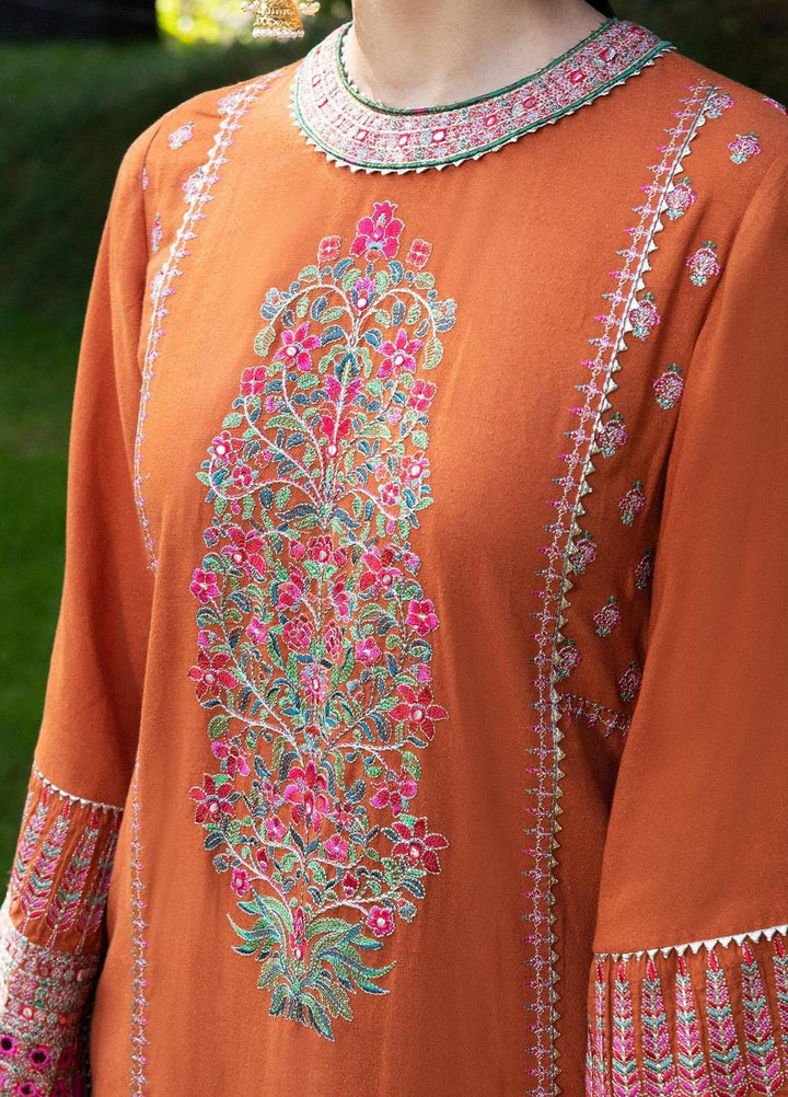 Hussain Rehar Embroidered Karandi Suits Unstitched 3 Piece HRR22AW Ziya - Winter Collection